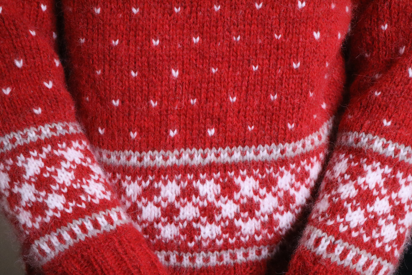 Silky Snow Sweater (Adult-size, digital pattern)
