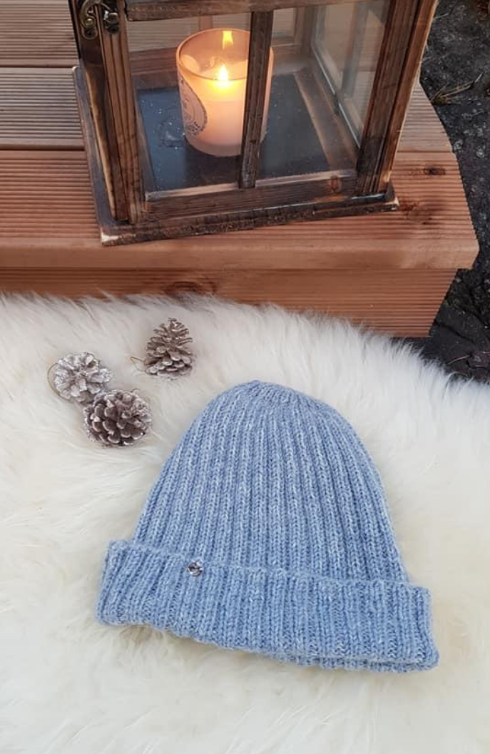 Ribbed Knit Winter Hat