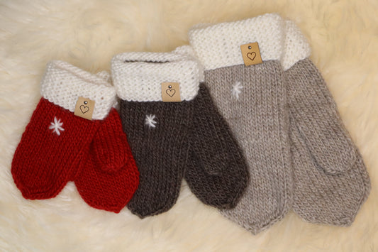 Gårds-vottene - til barn og voksen (digital oppskrift)