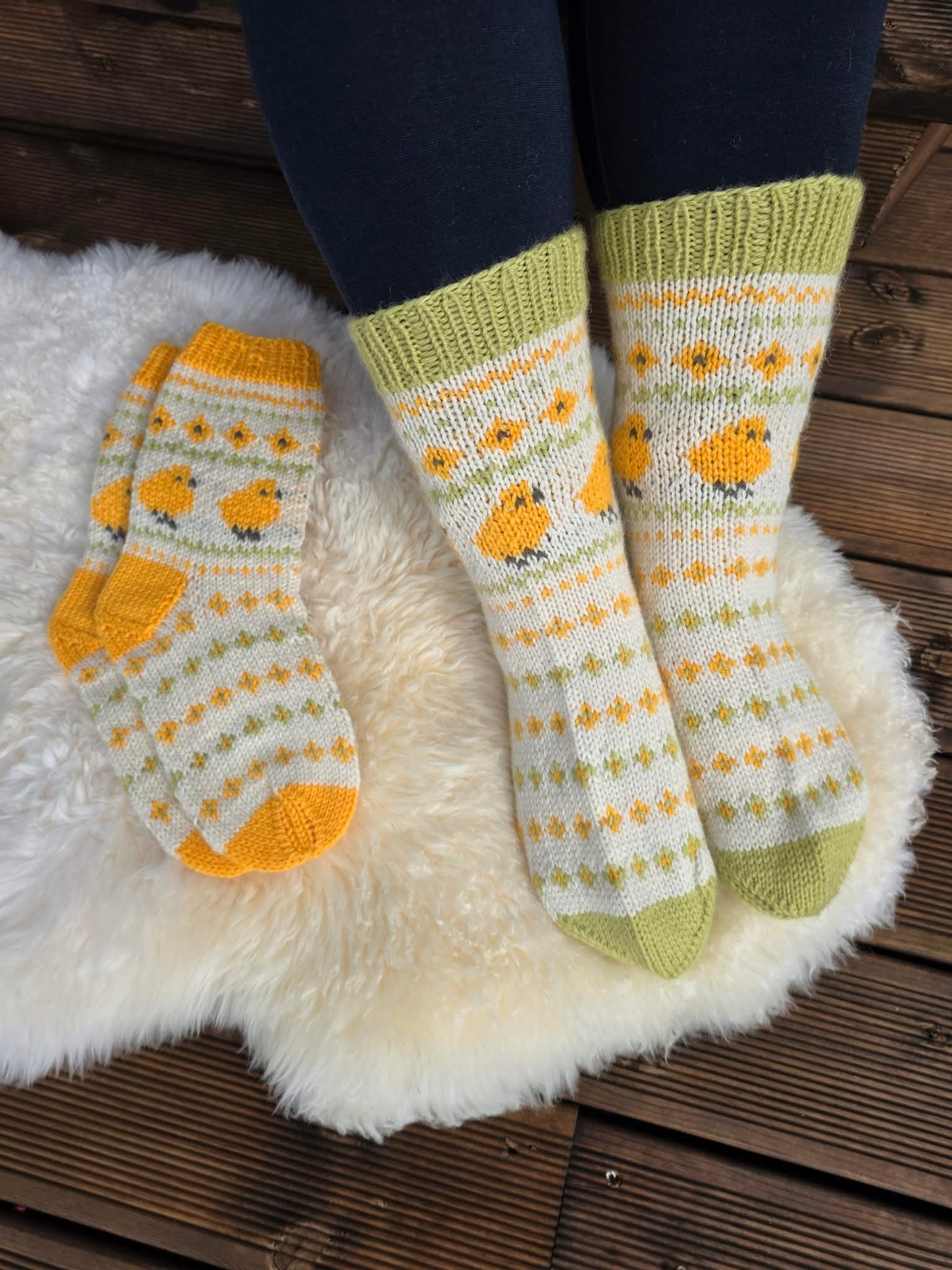 Easter Socks (digital pattern)